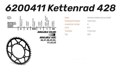 Bild von Kettenkranz Stahl Ultralight