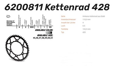 Bild von Kettenkranz Stahl Ultralight