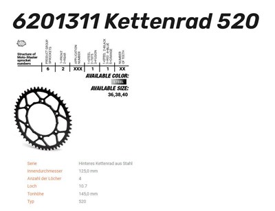 Bild von Kettenkranz Stahl Ultralight