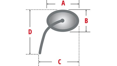 Bild von Lenkerendspiegel Circula-S lang