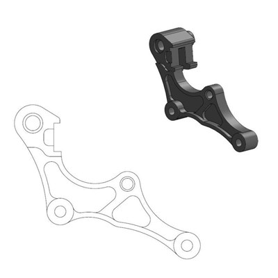 Bild von Moto Master Bremszangenadapter