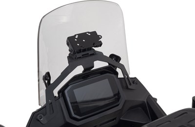 Bild von Navi-Halter im Cockpit