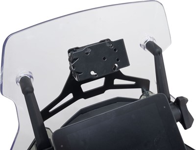 Bild von Navi-Halter im Cockpit