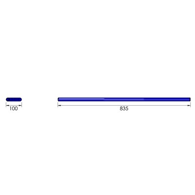 Bild von Stahllenker Drag Bar wide LD2, 22.2mm