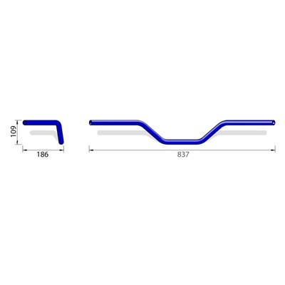 Bild von Stahllenker Flat Track L14, 22.2mm