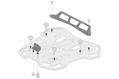 Bild von SW-Motech Adapterkits Adventure-Rack
