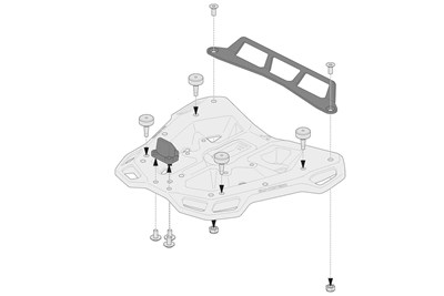 Bild von SW-Motech Adapterkits Adventure-Rack