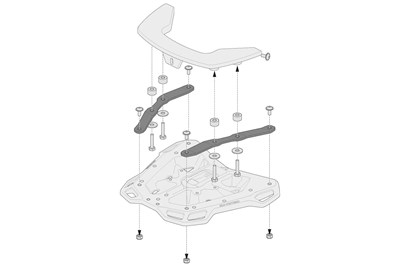 Bild von SW-Motech Adapterkits Adventure-Rack