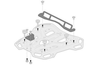 Bild von SW-Motech Adapterkits Adventure-Rack