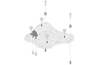 Bild von SW-Motech Adapterkits Adventure-Rack