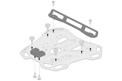 Bild von SW-Motech Adapterkits Adventure-Rack