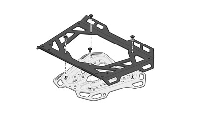 Bild von SW-Motech Top-Case Träger Adventure-Rack