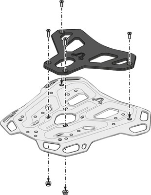 Bild von SW-Motech Top-Case Träger Adventure-Rack