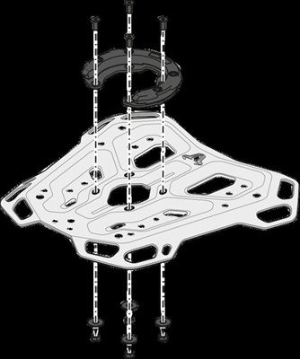 Bild von SW-Motech Top-Case Träger Adventure-Rack