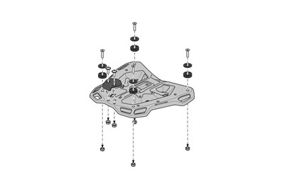 Bild von SW-Motech Top-Case Träger Street-Rack