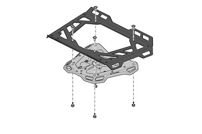 Bild von SW-Motech Top-Case Träger Street-Rack