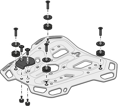 Bild von Top-Case Träger Adventure-Rack