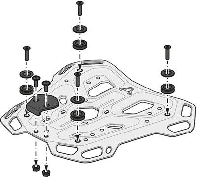 Bild von Top-Case Träger Adventure-Rack