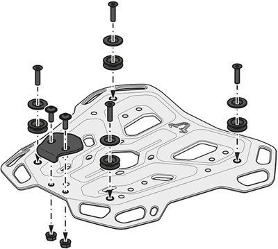 Bild von Top-Case Träger Adventure-Rack
