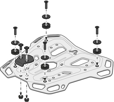 Bild von Top-Case Träger Adventure-Rack