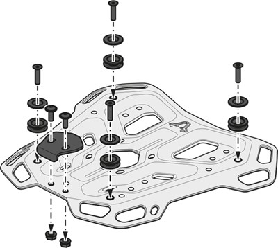 Bild von Top-Case Träger Adventure-Rack