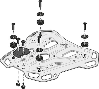 Bild von Top-Case Träger Adventure-Rack