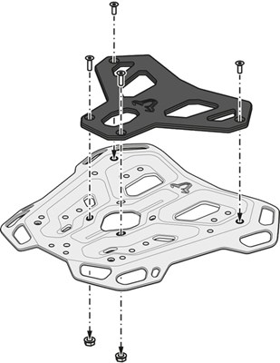 Bild von Top-Case Träger Adventure-Rack