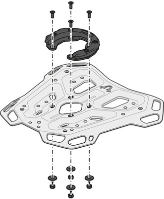 Bild von Top-Case Träger Adventure-Rack