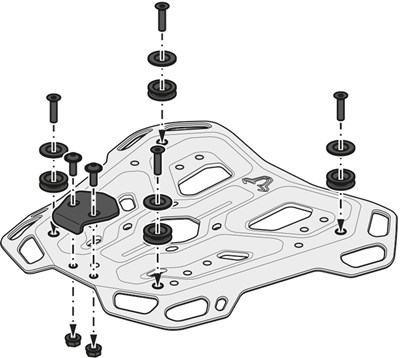 Bild von Top-Case Träger Street-Rack
