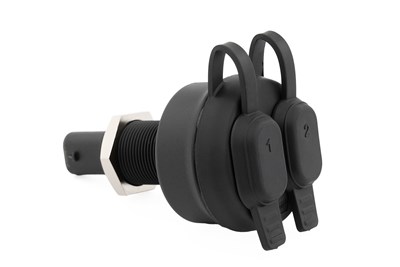Bild von USB-Doppelsteckdose USB / USB-C mit Steckdosenverlegung R 1300 GS