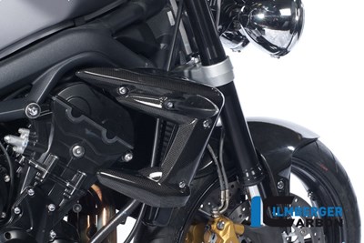 Bild von Wasserkühlerabdeckung rechts Carbon für Triumph Street Triple 675