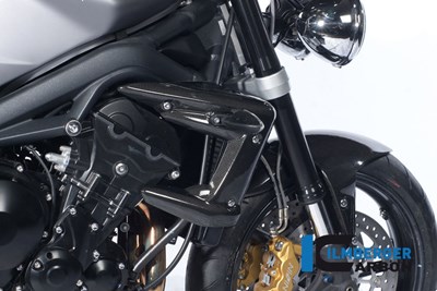 Bild von Wasserkühlerabdeckung rechts Carbon für Triumph Street Triple 675
