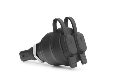 Bild von Wunderlich USB-Doppelsteckdose USB / USB-C