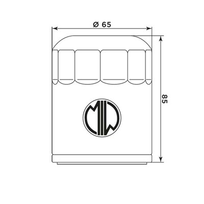 Bild von Ölfilter PO22001